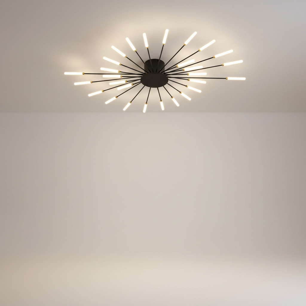 Large LED Ceiling Light Fixture - Contemporary Design
