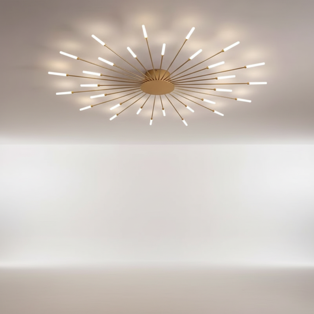 Large LED Ceiling Light Fixture - Contemporary Design