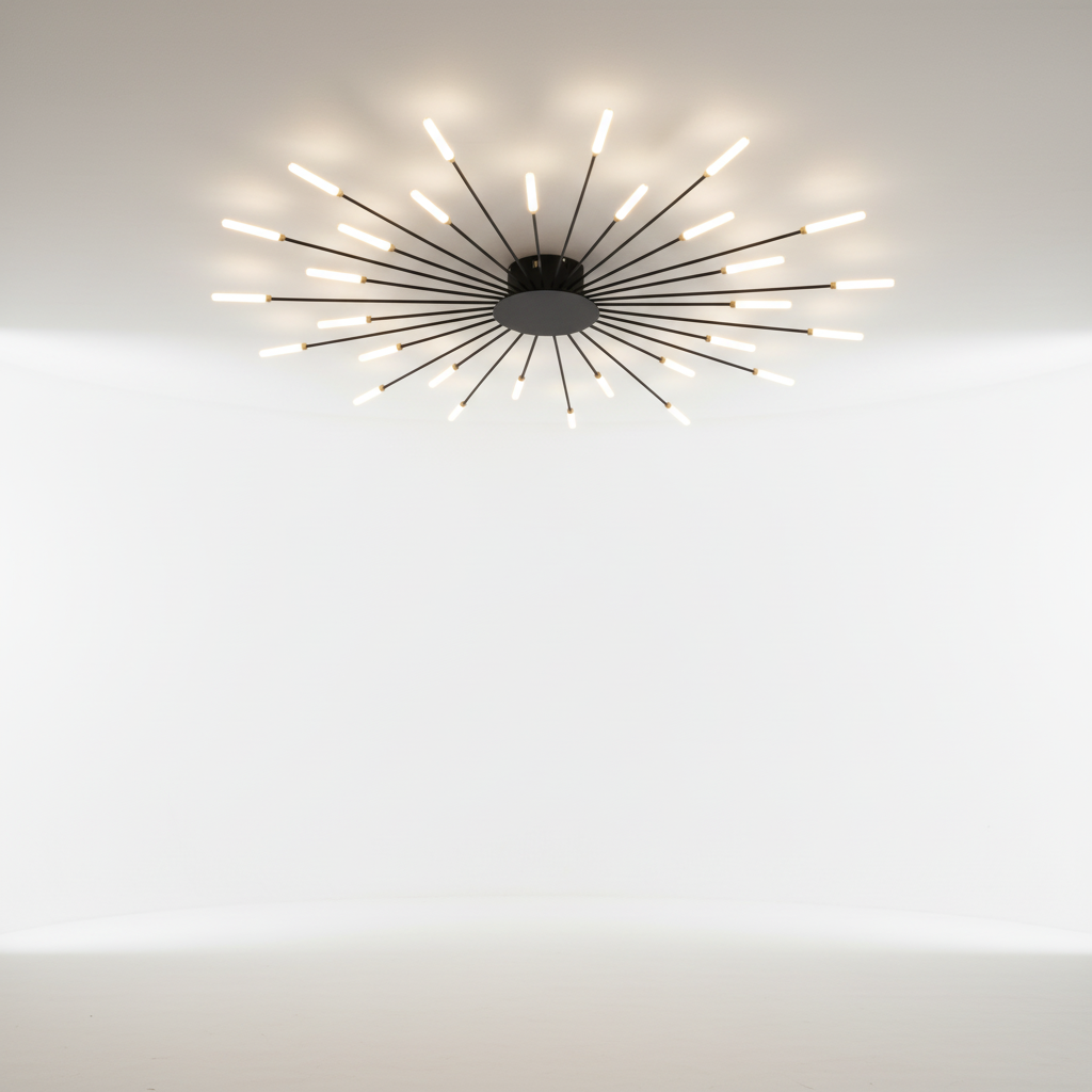 Large LED Ceiling Light Fixture - Contemporary Design