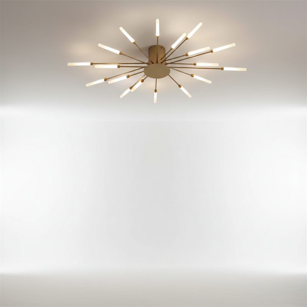 Large LED Ceiling Light Fixture - Contemporary Design
