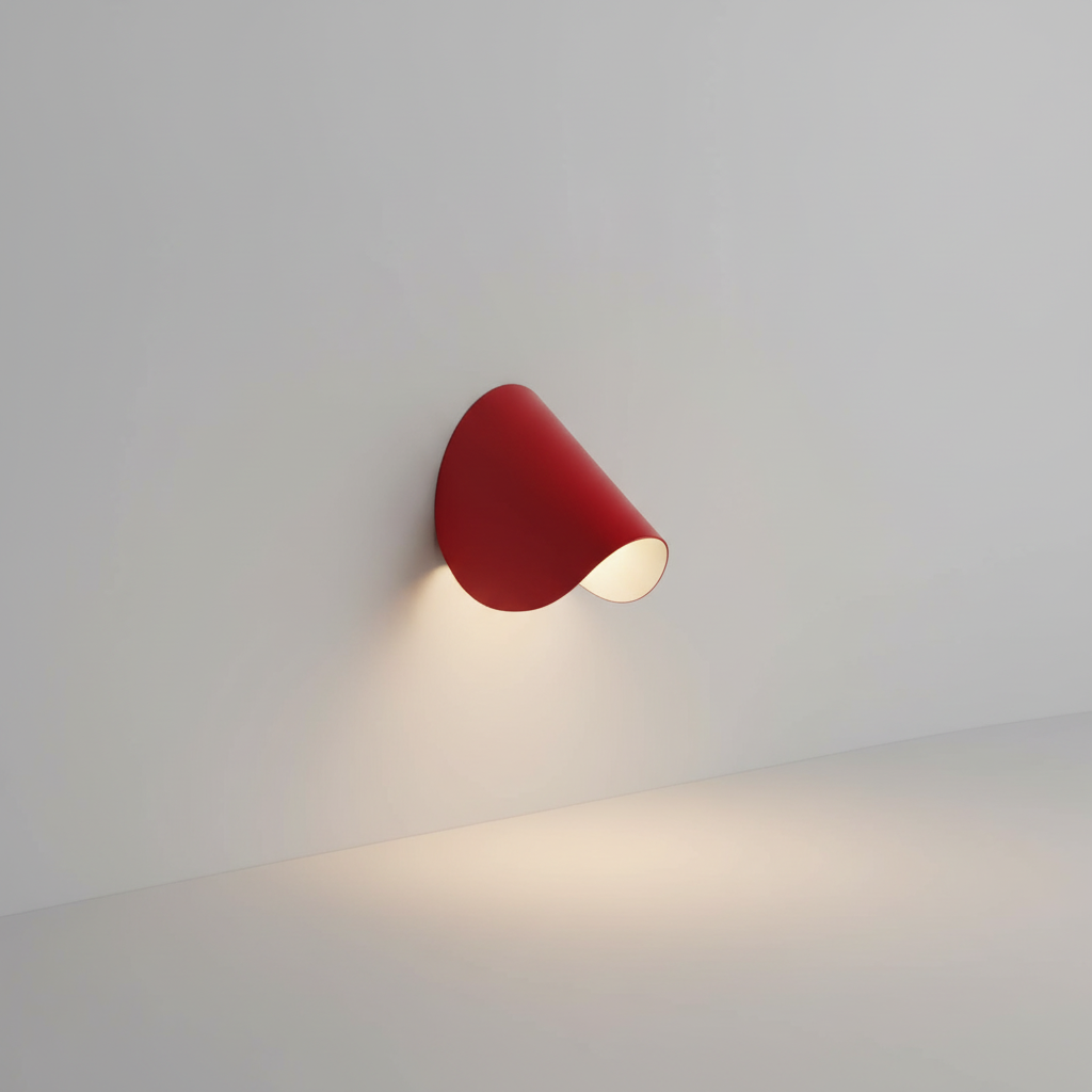 Contemporary Semi-Circular Wall Lamp