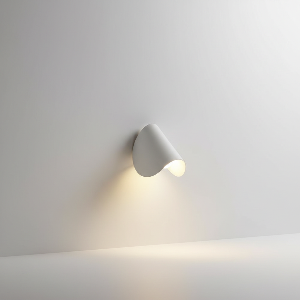 Contemporary Semi-Circular Wall Lamp