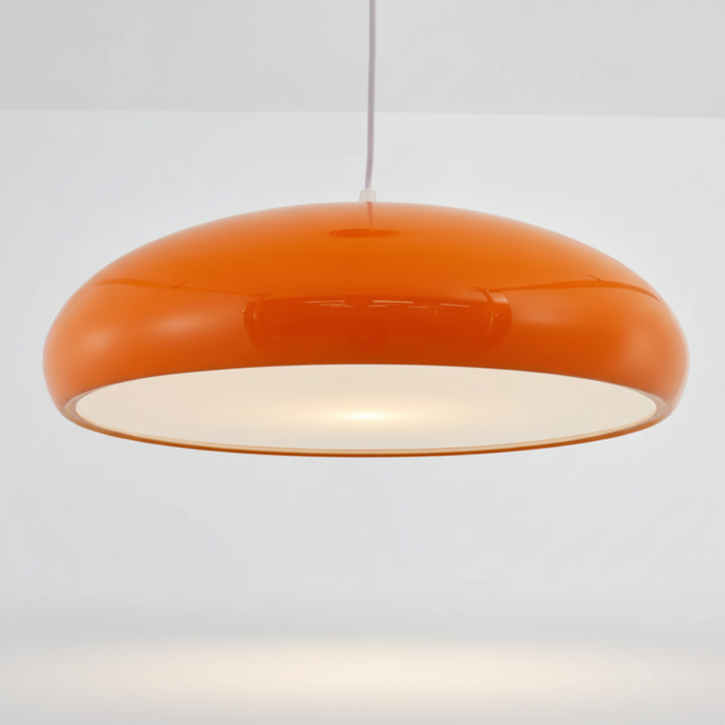 Round Metal Pendant Light - Contemporary Design