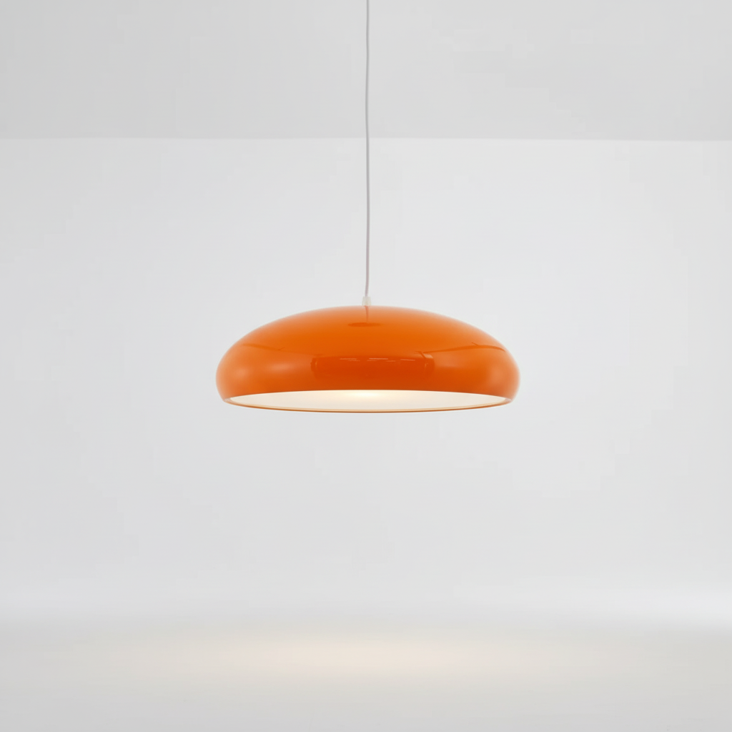 Round Metal Pendant Light - Contemporary Design