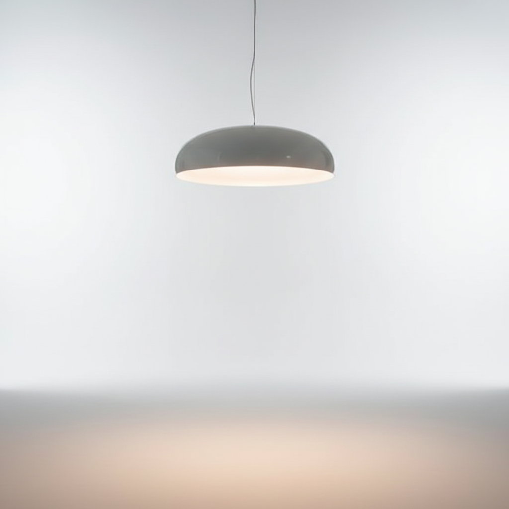 Round Metal Pendant Light - Contemporary Design