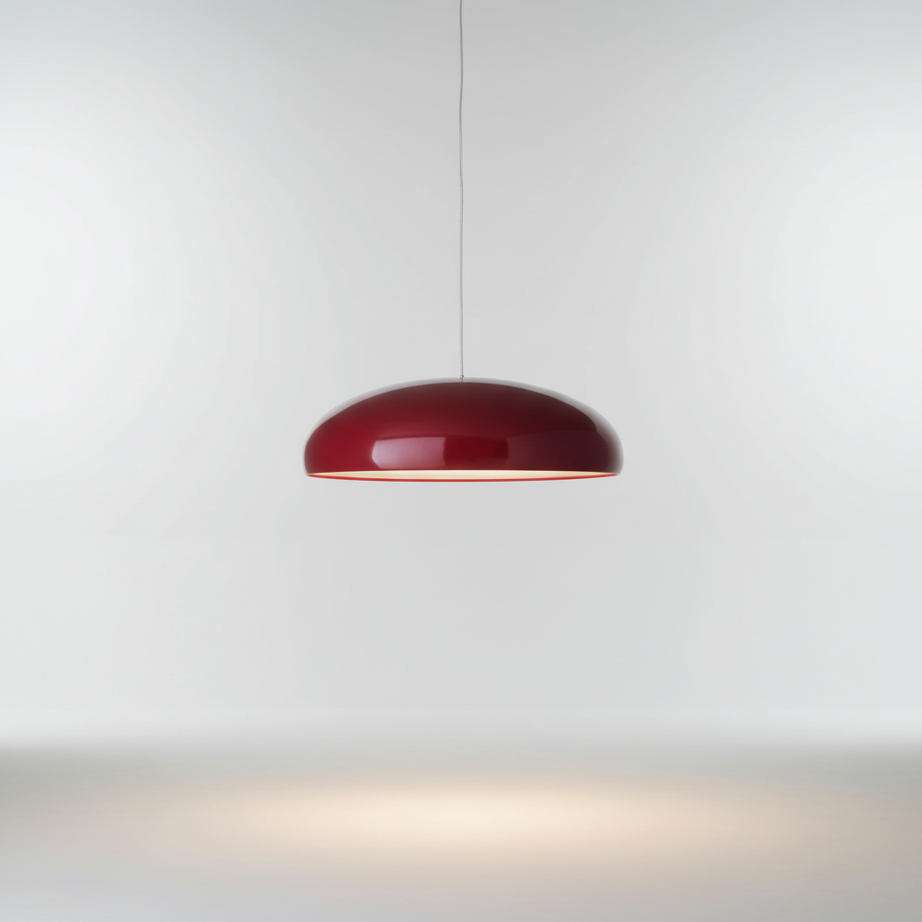 Round Metal Pendant Light - Contemporary Design