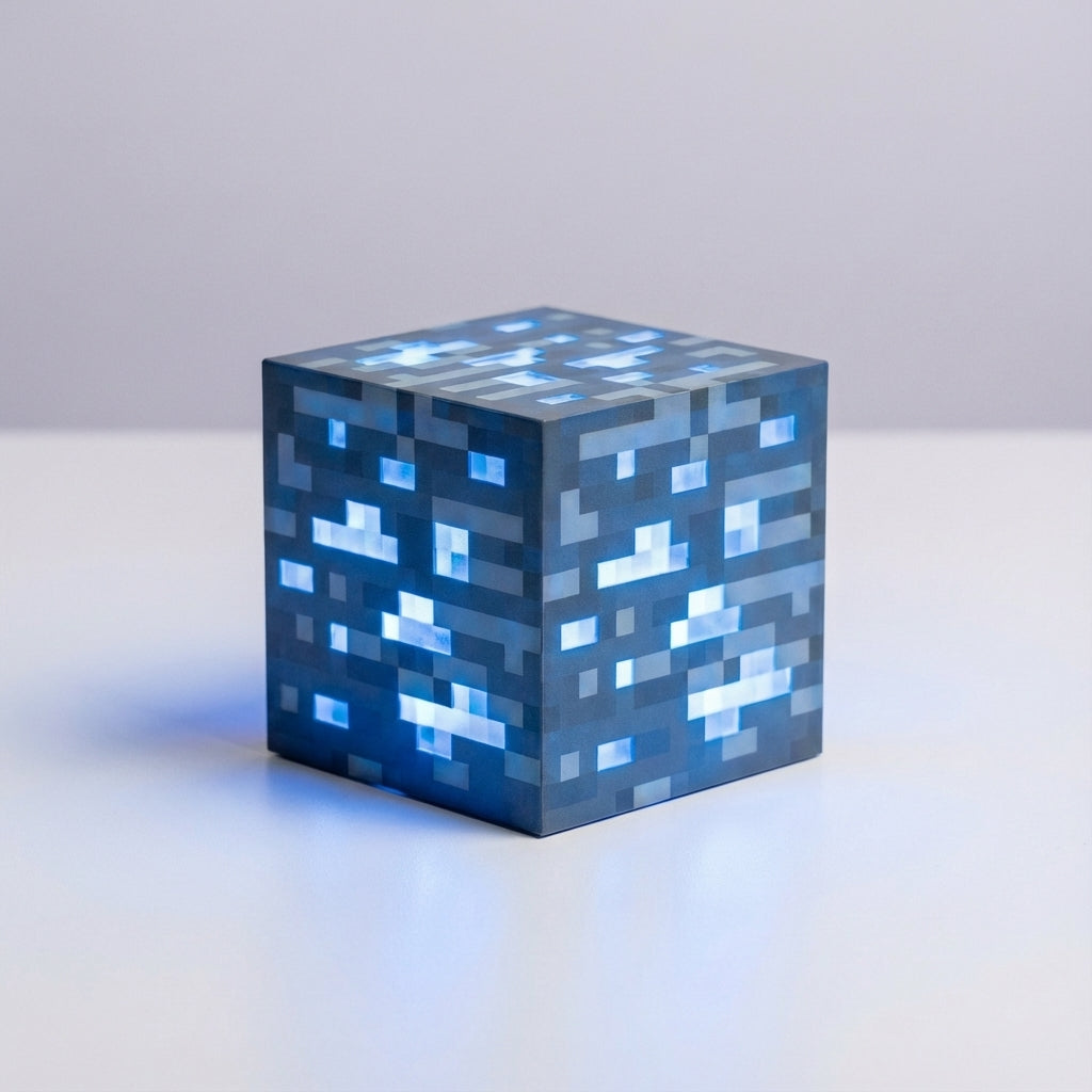 Glowbrickz Modular Light-Up Pixel Block Lamp