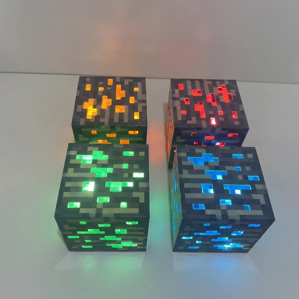 Glowbrickz Modular Light-Up Pixel Block Lamp
