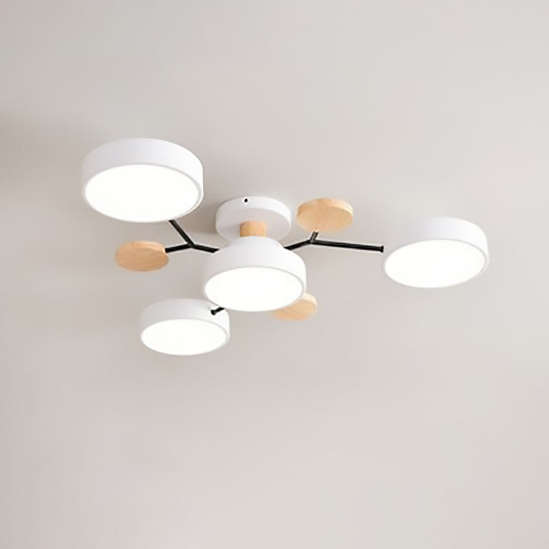 LuxeSphere | Modern LED Semi-Flush Ceiling Light Fixture