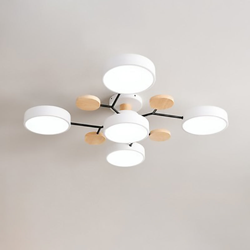 LuxeSphere | Modern LED Semi-Flush Ceiling Light Fixture