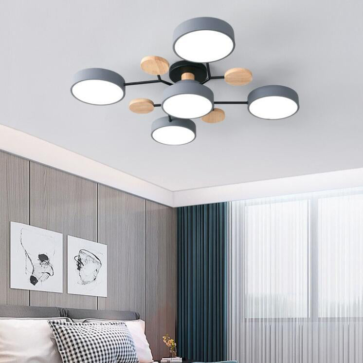 LuxeSphere | Modern LED Semi-Flush Ceiling Light Fixture