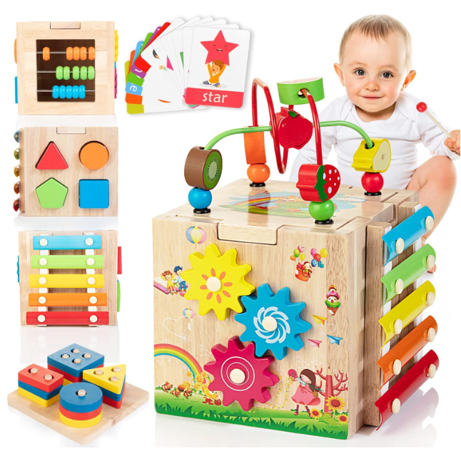 Skill Builder Cube | 8-in-1 Interactive Learning Toy