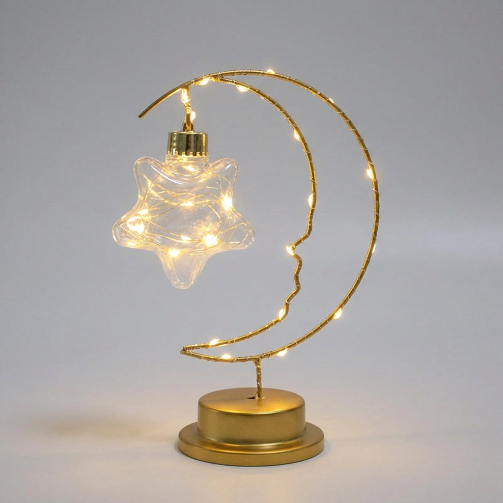 Table Lamp with Moon Design - Serene Light