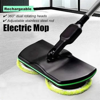 Wireless Spin Mop with Dual-Motor Cleaning Power
