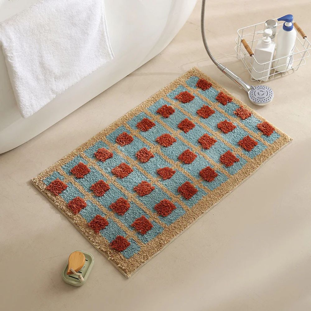 Chic Moroccan-Inspired Non-Slip Bath Mat – Quick-Dry Comfort