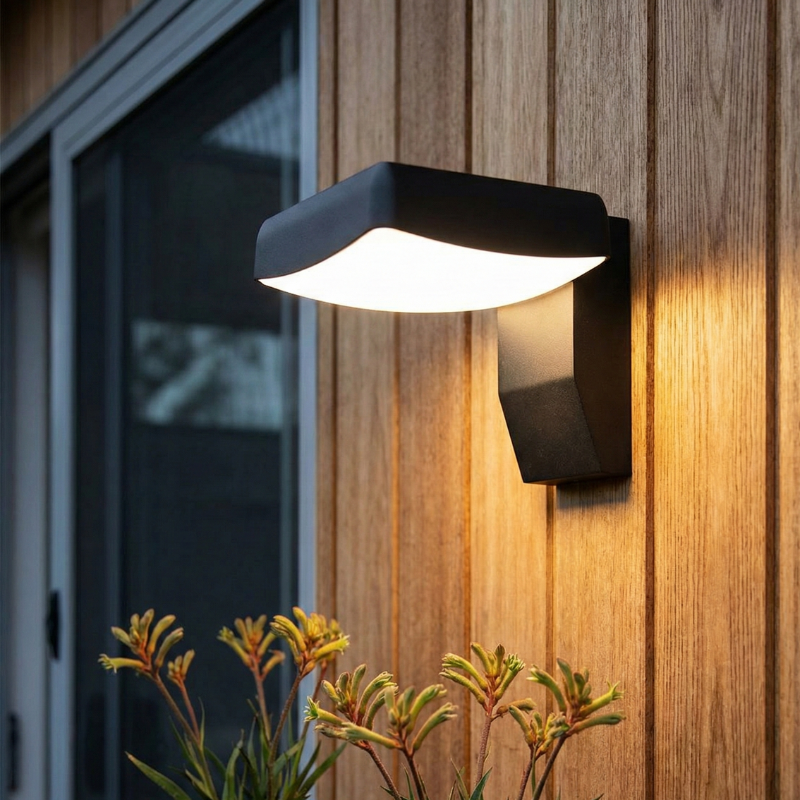 Versatile 24W Outdoor Wall Light with Adjustable Angle