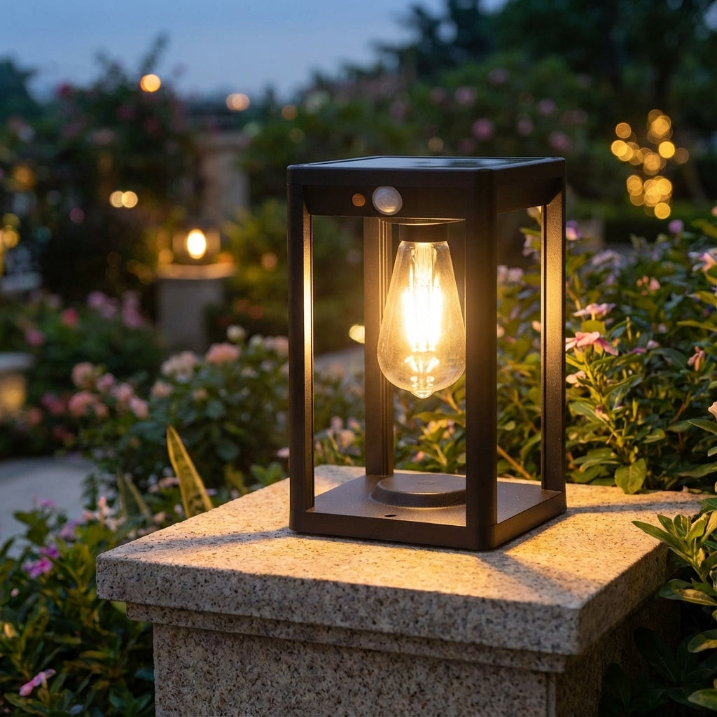 Outdoor Lantern with Motion Sensor