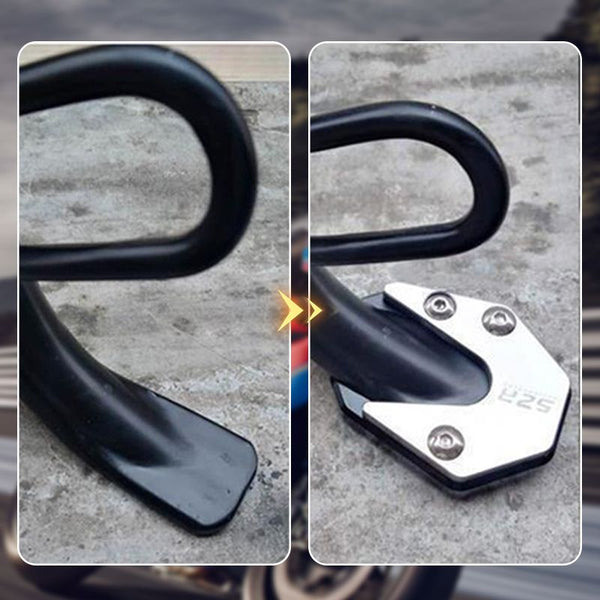 Motorcycle Kickstand Support Plate | Enhanced Ground Stability
