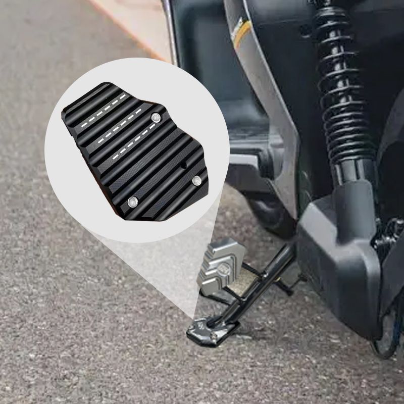 Motorcycle Kickstand Support Plate | Enhanced Ground Stability