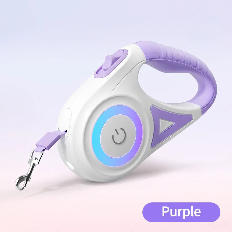 Smart Light-Up Dog Leash with Ergonomic Grip