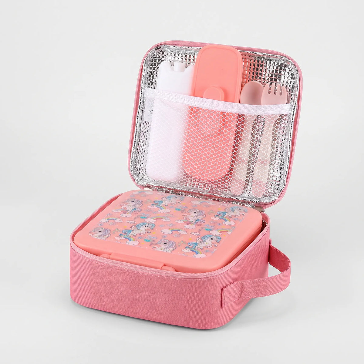 Children's Lunchbox Set with Multiple Compartments