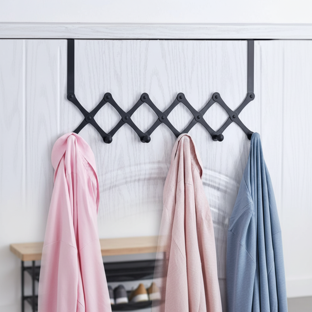 Space-Saving Hooks for Multiple Uses - Foldable Design