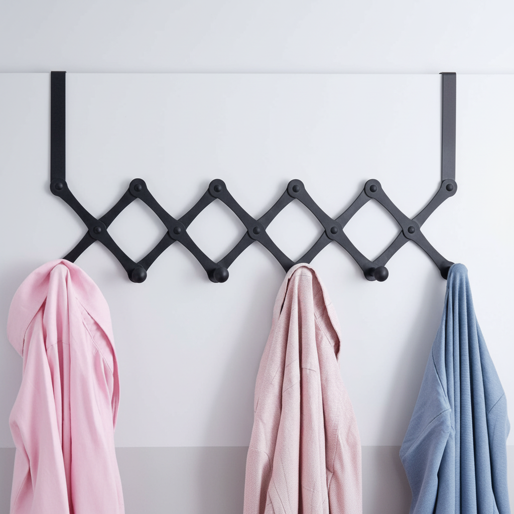 Space-Saving Hooks for Multiple Uses - Foldable Design