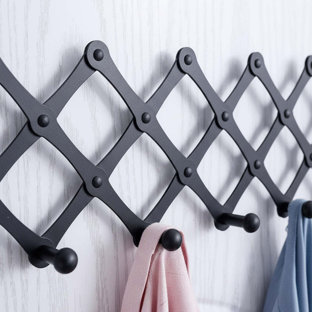 Space-Saving Hooks for Multiple Uses - Foldable Design