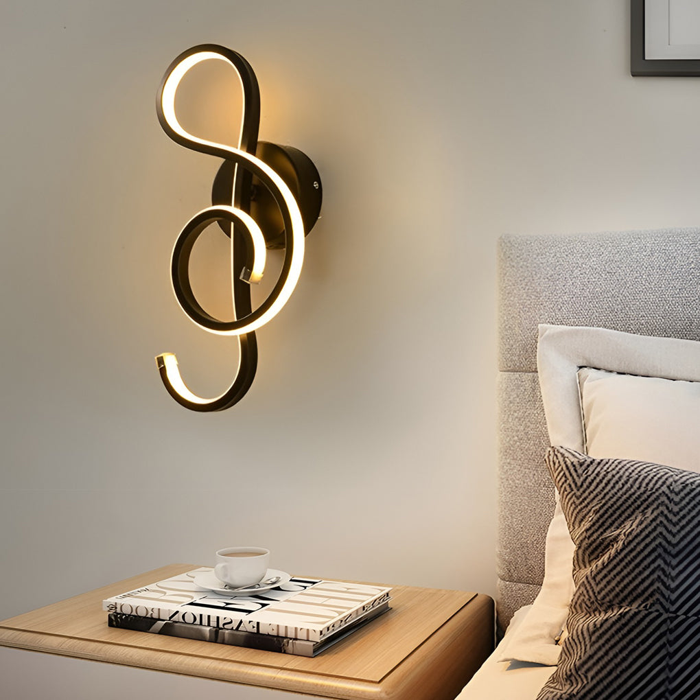 Elegant Musical Note LED Wall Light for Stylish Spaces