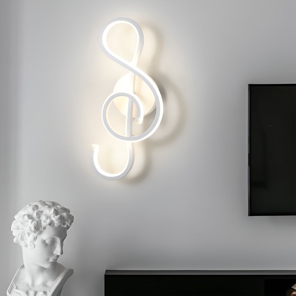 Elegant Musical Note LED Wall Light for Stylish Spaces