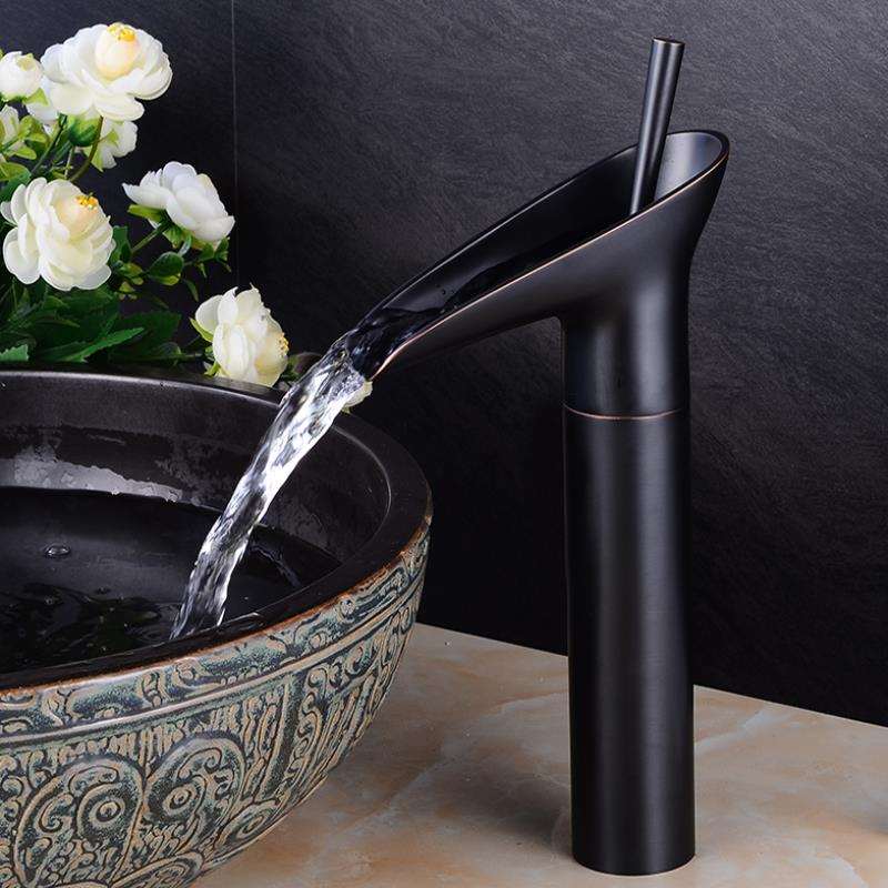 Elegant Cascade Bathroom Tap for Timeless Charm