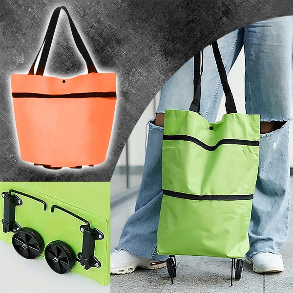 Versatile Collapsible Shopping Cart for Effortless Transport