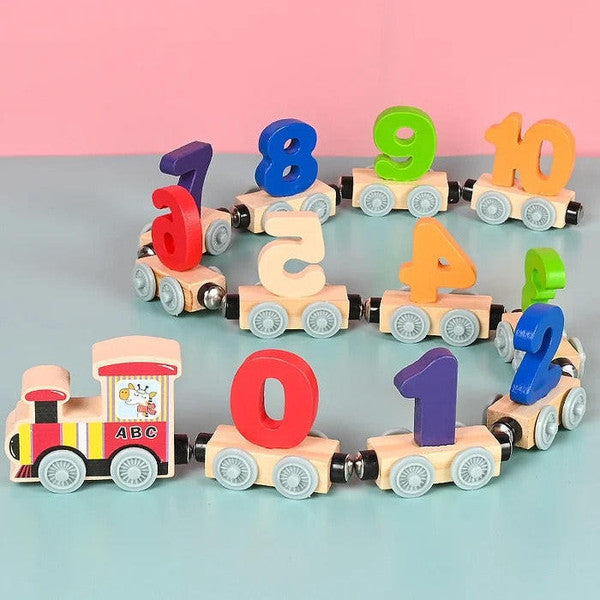 Interactive Magnetic Number Train for Early Learning