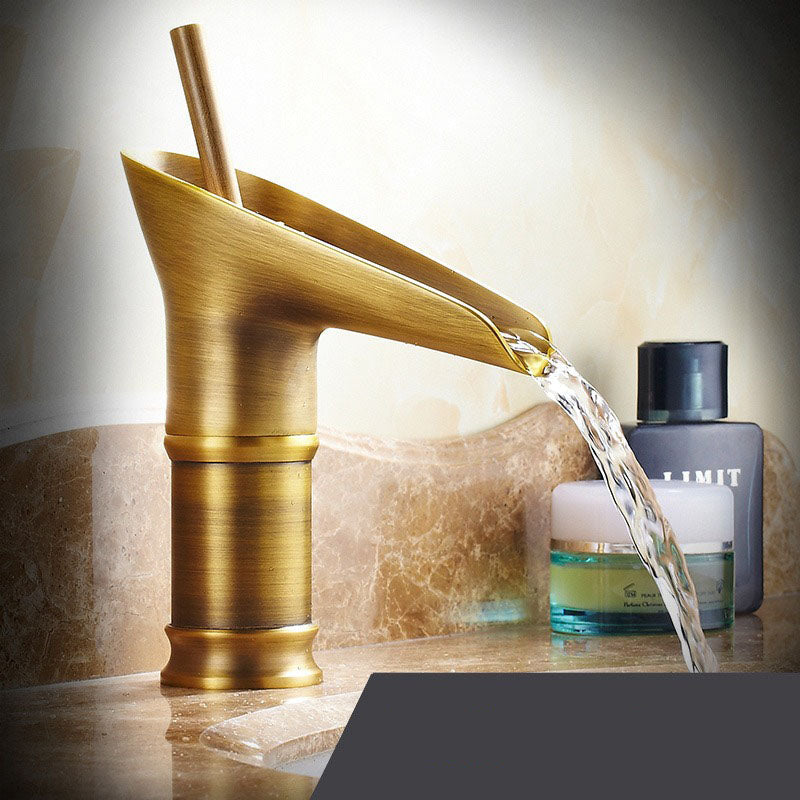 Elegant Cascade Bathroom Tap for Timeless Charm