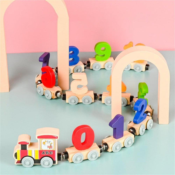Interactive Magnetic Number Train for Early Learning