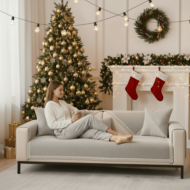 ElegantGuard – Non-Slip Sofa Cover for Stylish Protection