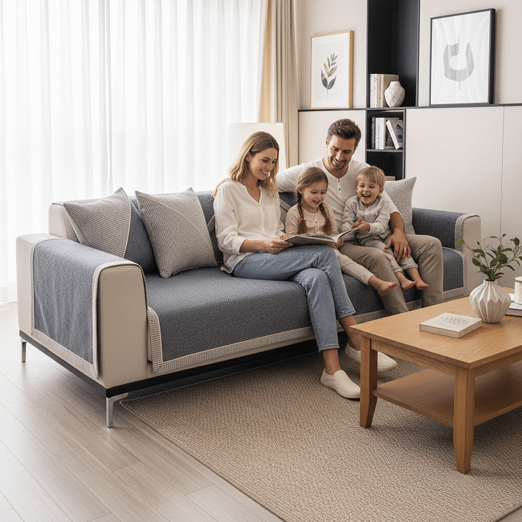 CozyGuard - Stylish Non-Slip Sofa Throw for Year-Round Use