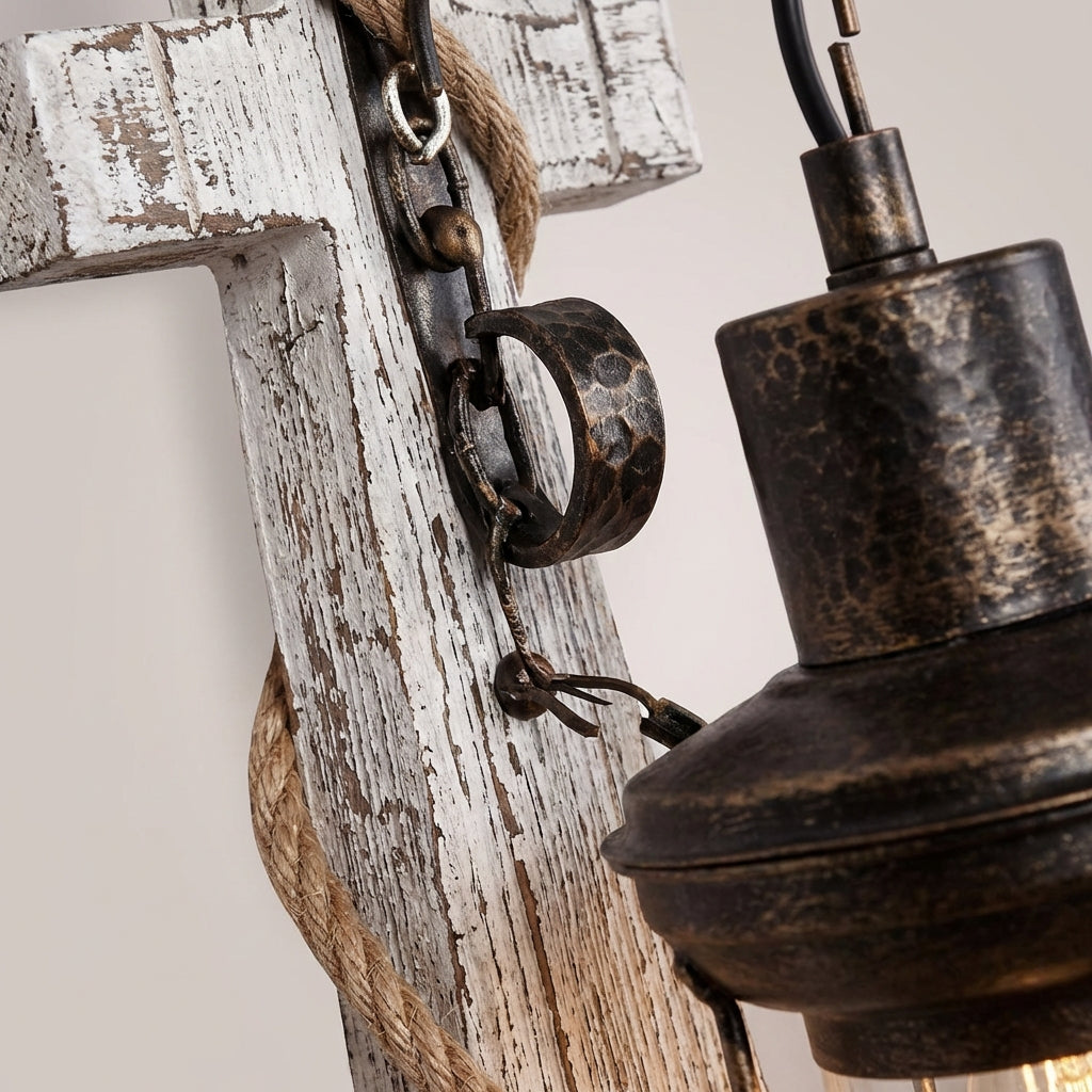 Marine-Themed Anchor Wall Light Fixture