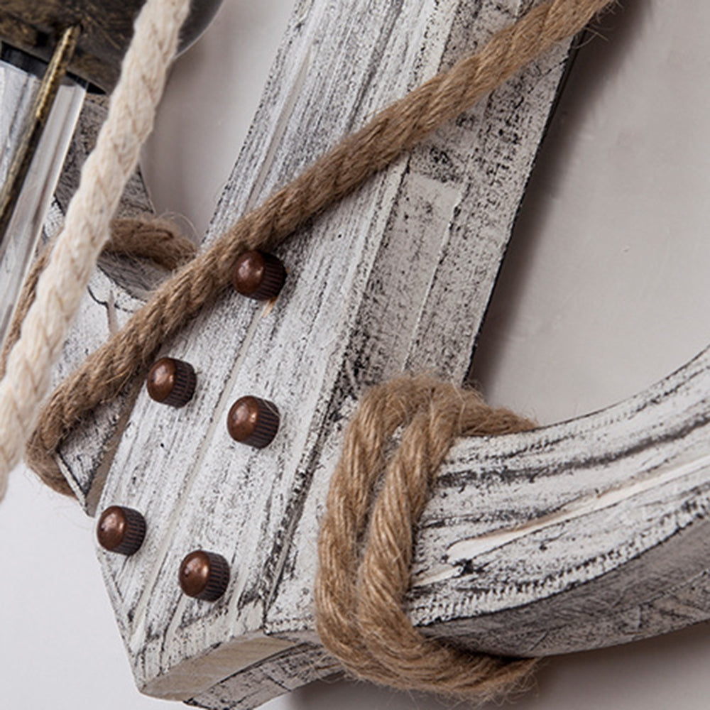 Marine-Themed Anchor Wall Light Fixture
