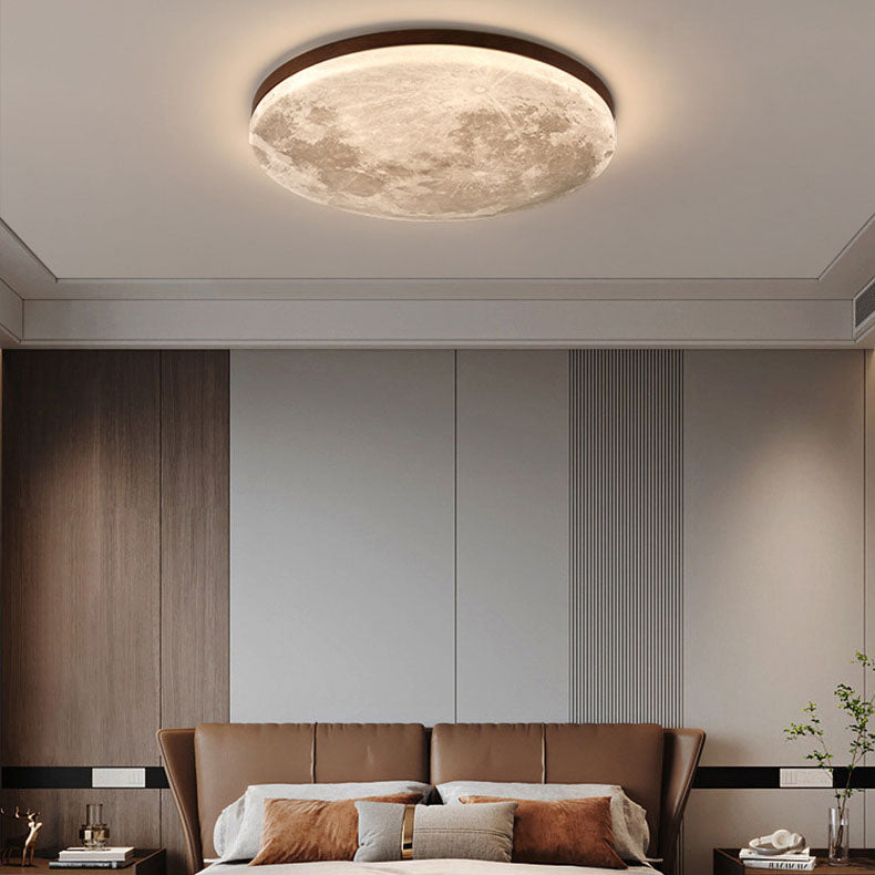 Aura Flush Mount Light Fixture | LED, Sleek Modern Style