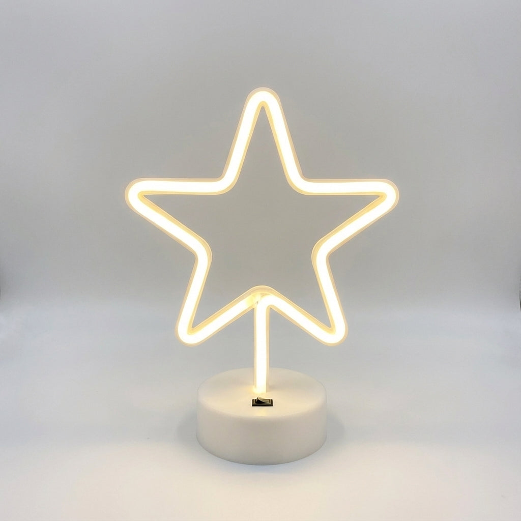 Table Lamp in Neon Design