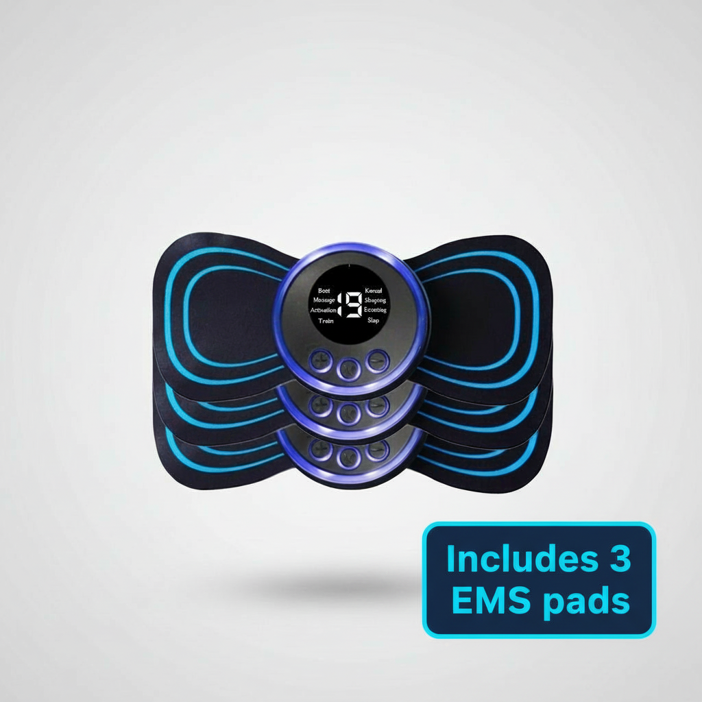 Soothing Relief EMS Massage Pad for Muscle Recovery | Rechargeable & Portable