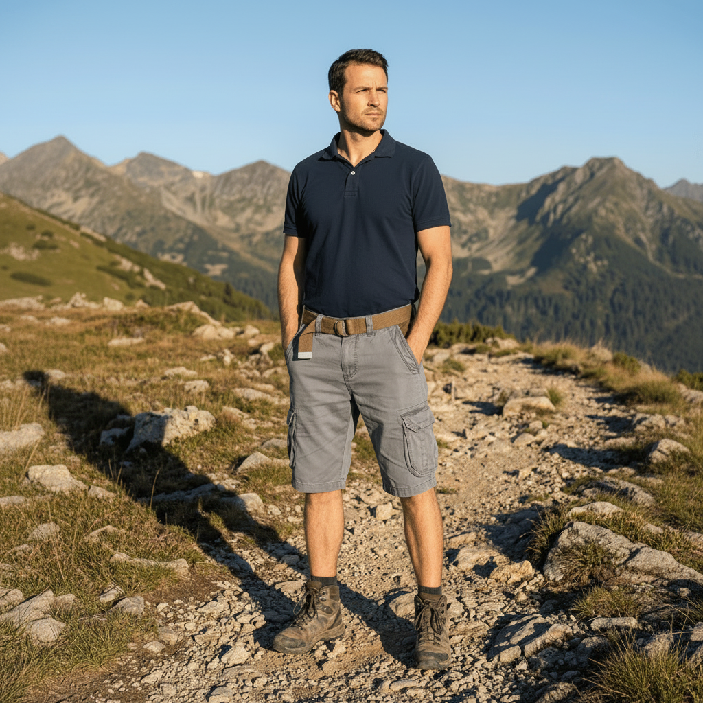 Explorer's Choice – Lightweight Multi-Pocket Cargo Shorts