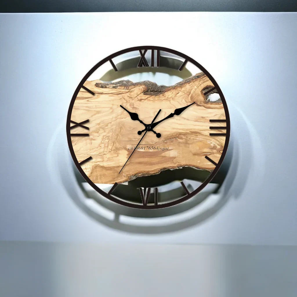 Clear Acrylic Wall Clock – Modern Design