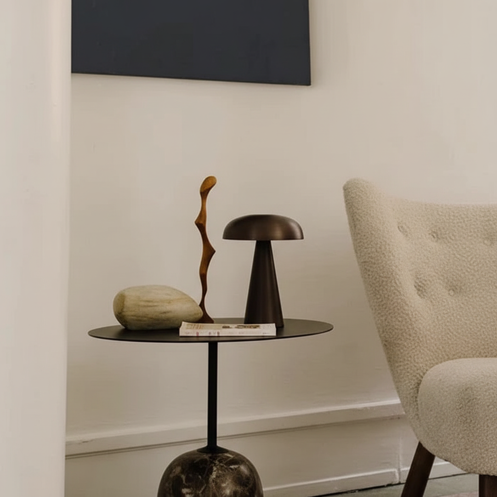 LumaGlow | Versatile Mushroom-Shaped Lamp with Adjustable Lighting