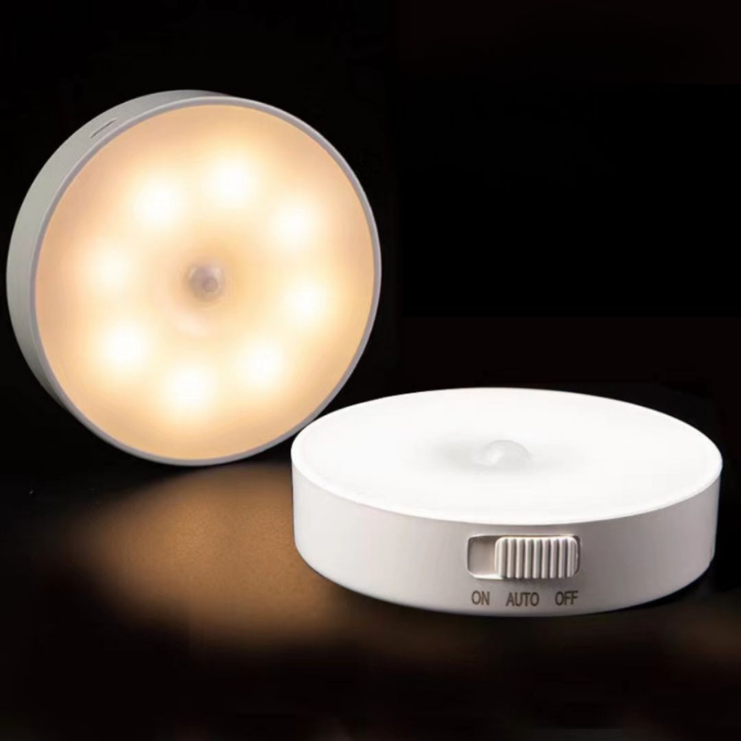 GlowGuide | Wireless Motion-Activated LED Lamp with Custom Brightness