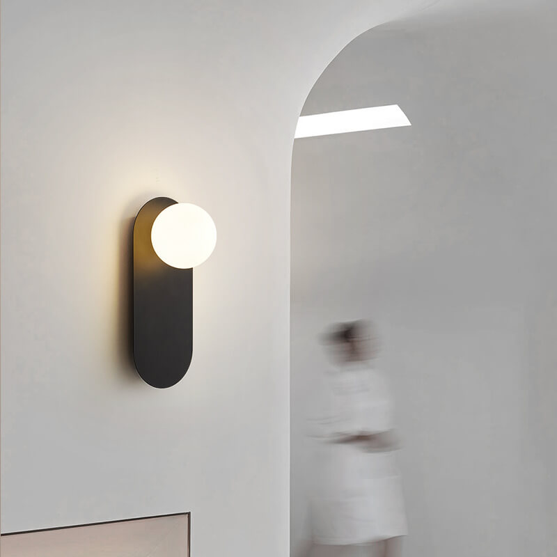 Radiant Glow Wall Light | Sleek Glass Design for Modern Homes