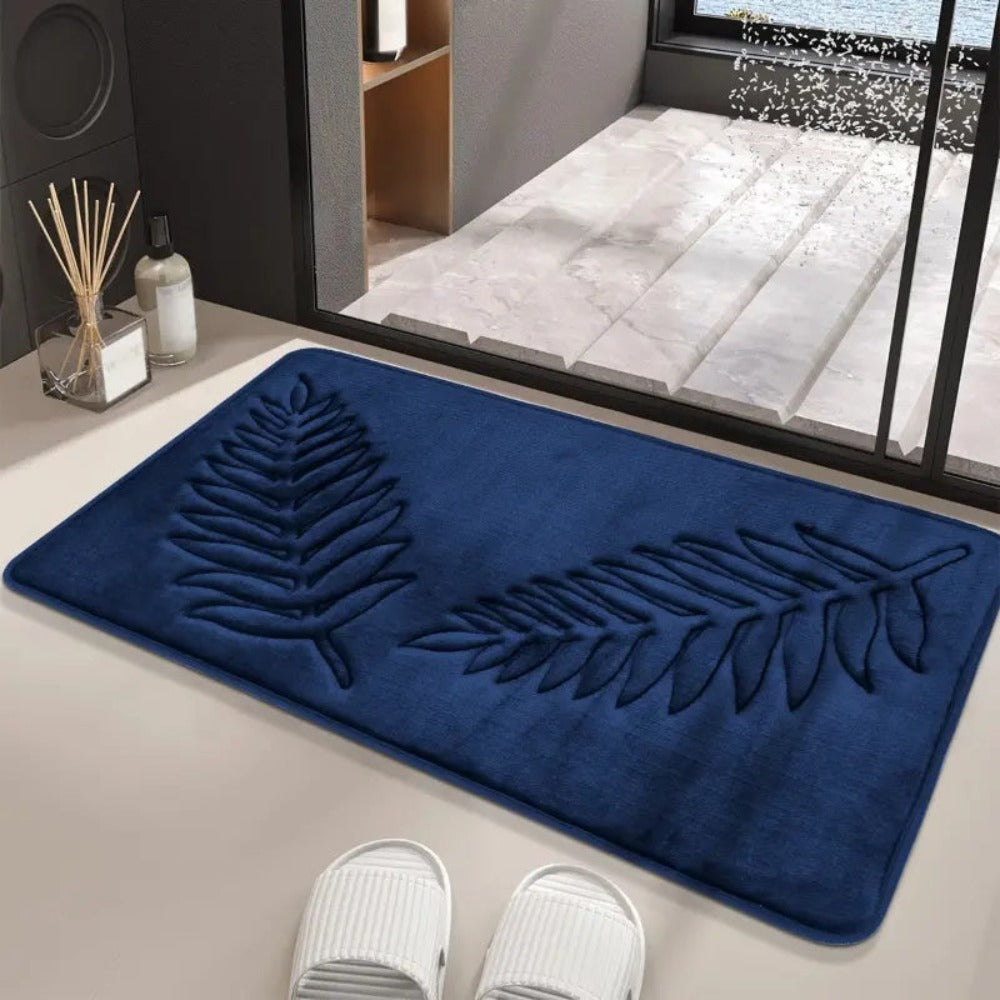 Luxurious Memory Foam Bath Mat Duo with Non-Slip Backing