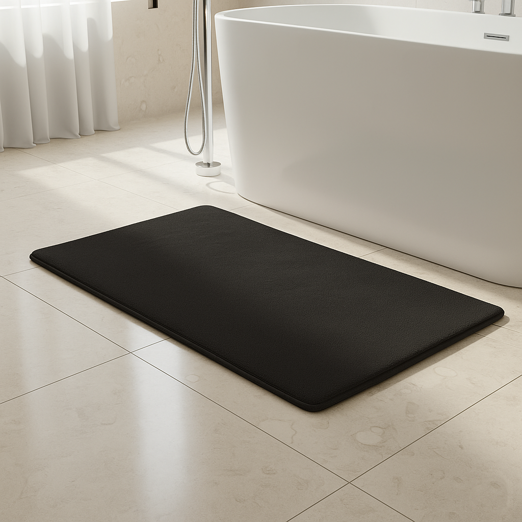 ComfortGrip Bathroom Mat – Plush and Moisture-Absorbing Rug