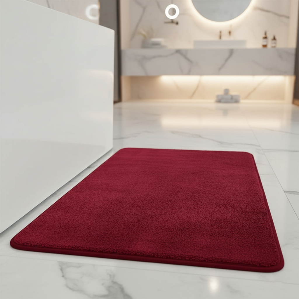 ComfortGrip Bathroom Mat – Plush and Moisture-Absorbing Rug
